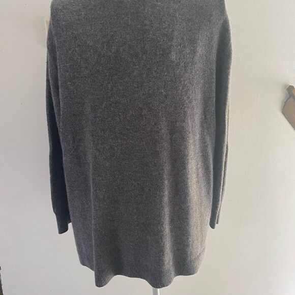 Top Shop grey embellished beaded angora blend sweater size 12 - Picture 6 of 6